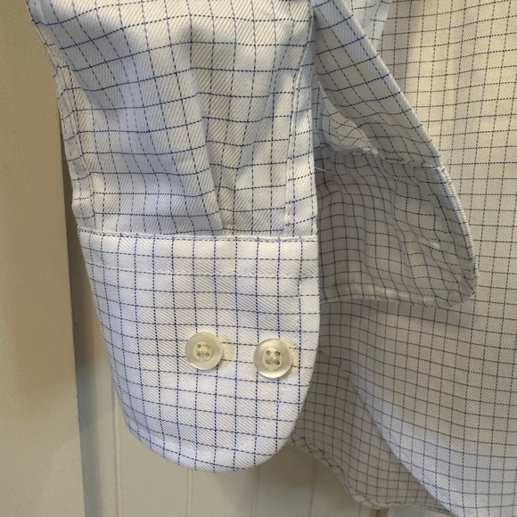 NWT Saks Fifth Avenue men’s dress shirt. Size 16 - 34/35 slim fit - Picture 6 of 9